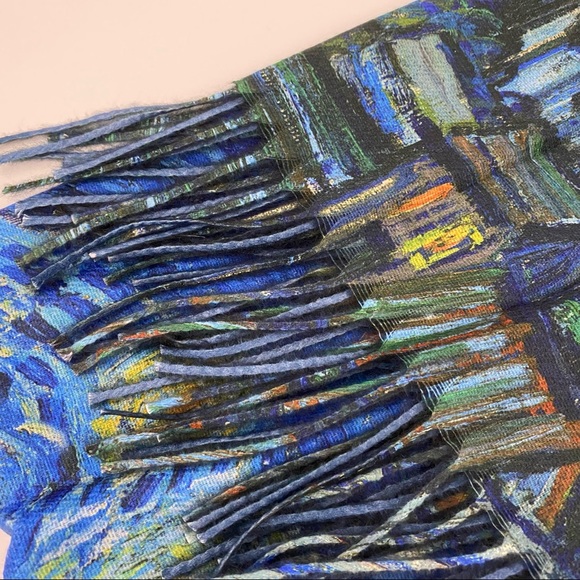 RESTOCK Gogh Starry Night Shawl Scarf - Picture 5 of 7
